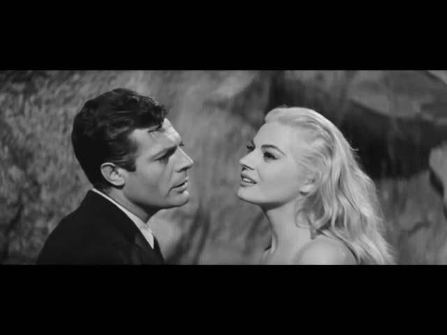 La Dolce Vita - Anita Ekberg et Marcello Mastroianni La fontaine de Trevi (Rome)