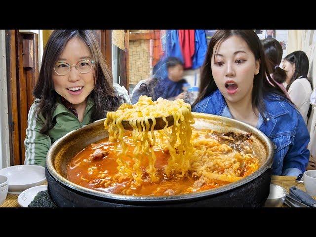 PORK KIMCHI STEW IN KOREA  ft Heyitsfeiii