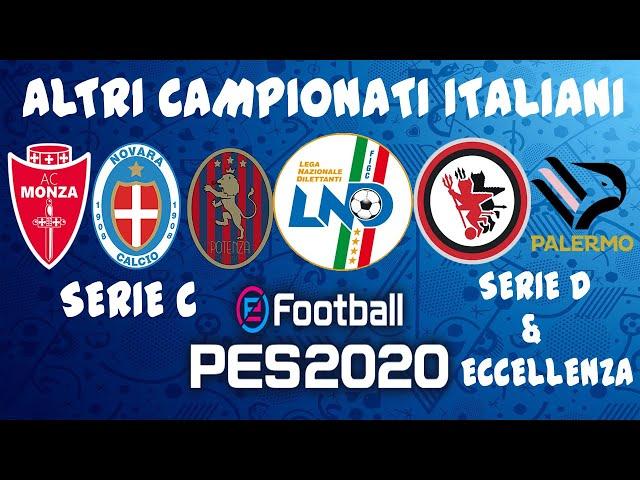 RI TUTORIAL COME AVERE LA SERIE C O ALTRI CAMPIONATI ITALIANI SU PES 2020 [PS4 E PC]