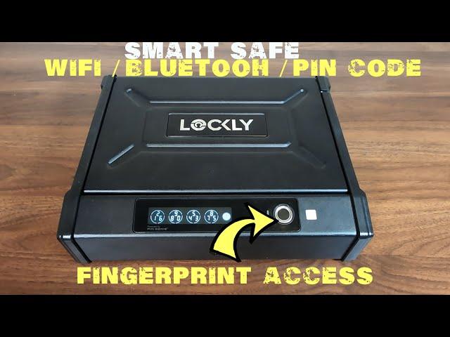Lockly WiFi Smart Safe : Secure your valuables...THE SMART WAY!