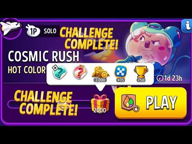 Hot Color Blow Em Up Solo Challenge Cosmic Rush | Match Masters PVP Gameplay