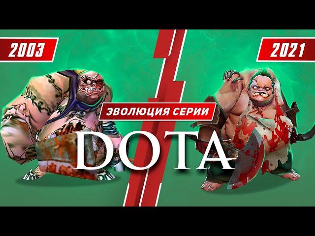 Эволюция серии DOTA (2003 - 2021)