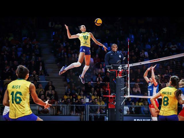 Gabriela Guimarães Gabi | Monster of the Vertical Jump | Powerful Volleyball Spikes !!!