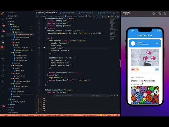 daily.dev Clone with Flutter & Appwrite