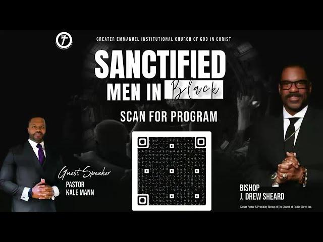 Sanctified Men In Black | GEI COGIC | Bishop J. Drew Sheard | 06.09.24