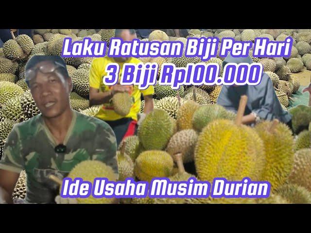 IDE USAHA JUALAN MUSIM DURIAN 2025 - OMSET MENJANJIKAN‼️  #IDEUSAHA #streetfood #idebisnis