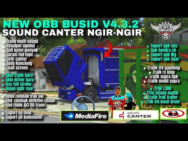 OBB BUSSID V4.3.2 SOUND CANTER NGIR-NGIR|MABAR PAKE TRUK!