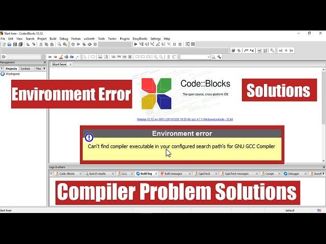 Can't Find Compiler Executable In Your Search Path || Solutions For Code blocks compiler problems