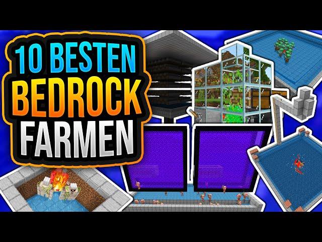  Die 10 Besten BEDROCK Farmen  Minecraft 1.21 Bedrock  ErikOnHisPeriod