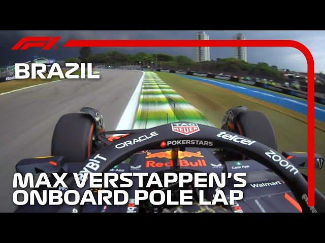 Max Verstappen's Pole Lap | 2023 Sao Paulo Grand Prix | Pirelli