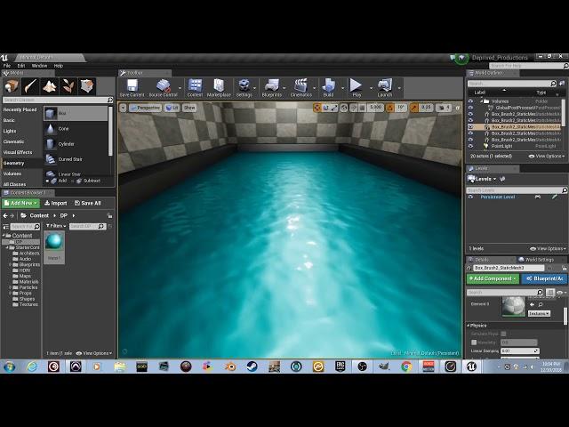 DPTV  UE4 Materials Tutorial 4 (Simple Water)