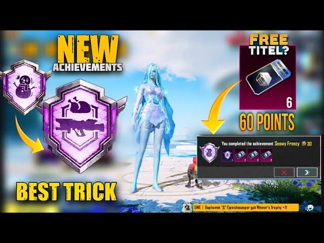 How To Complete ( SnowBall Blaster Conqueror ) Achievement In One Match | Best Trick | PUBGM