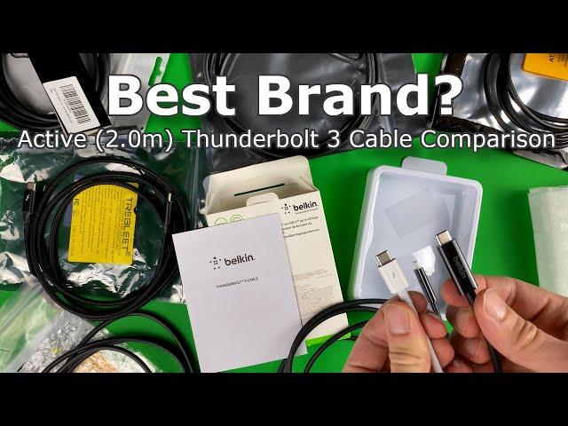 What’s The Best Active 2.0M Thunderbolt 3 Cable? - Ultimate Brand Comparison and Verdict!