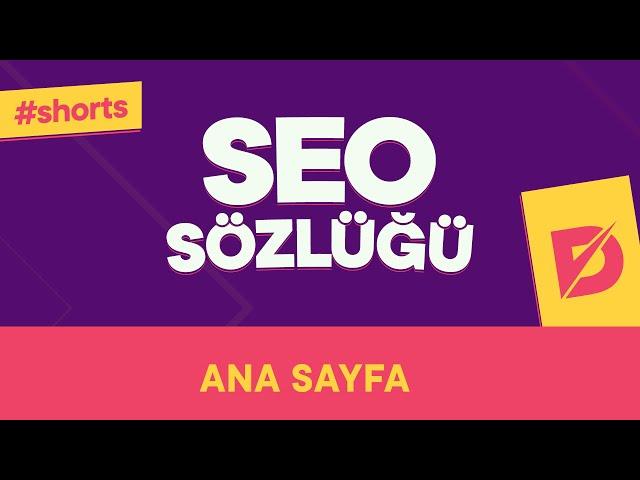 Ana Sayfa Nedir? | Dopinger SEO Terimleri | 89. Video