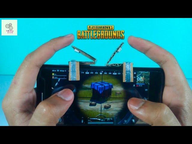 How To Make Fire Button / L1 R1 Button For PUBG Mobile,ROS And Fortnite!diy trigger | DIY