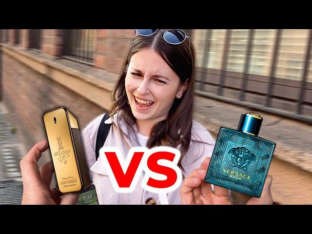 Versace Eros VS Paco Rabanne One Million | WOMEN DECIDE WHICH ONE IS BETTER