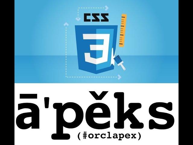 Oracle APEX How To:  Custom CSS [ARABIC]