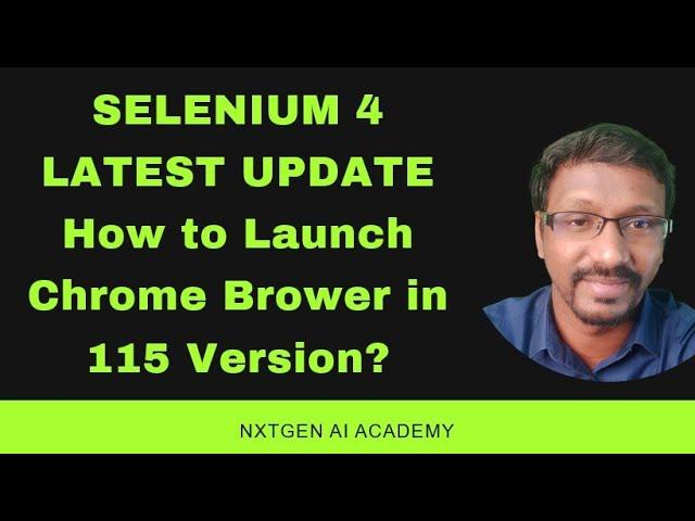 New Dedicated Chrome Browser for Automated Testing || Major Impact on Selenium || Chrome 115.x