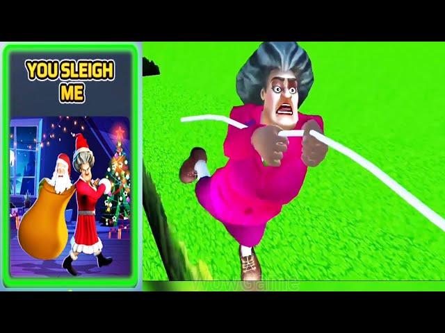 Scary teacher 3d - New Update You Sleigh Me | New Special Christmas Chapter 2021