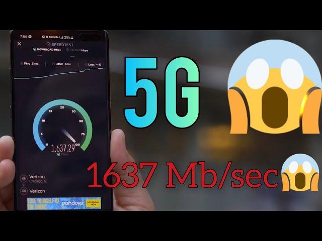 China Vs USA Vs Korea Vs UK 5G Speed test