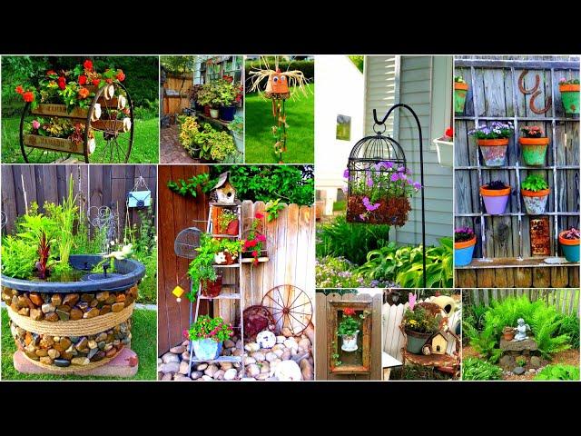 250 DIY Garden Art Ideas for Backyard, Cottage, Lawn, Front Yard! Garden Decorations