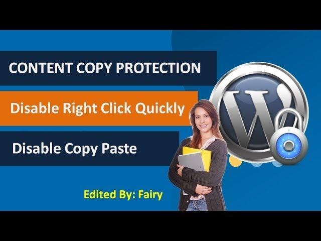 WordPress Content Copy Protection   Disable Right Click and Copy Paste Quickly