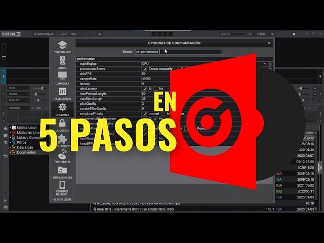 Como Configurar VIRTUAL DJ 2023 en 5 Pasos️