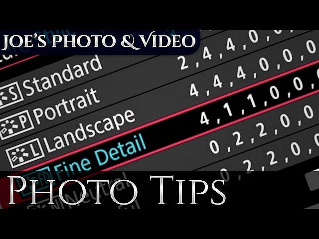 Understanding Canon New Picture Styles & Sharpness, Plus Best Settings For Video | Photography Tips