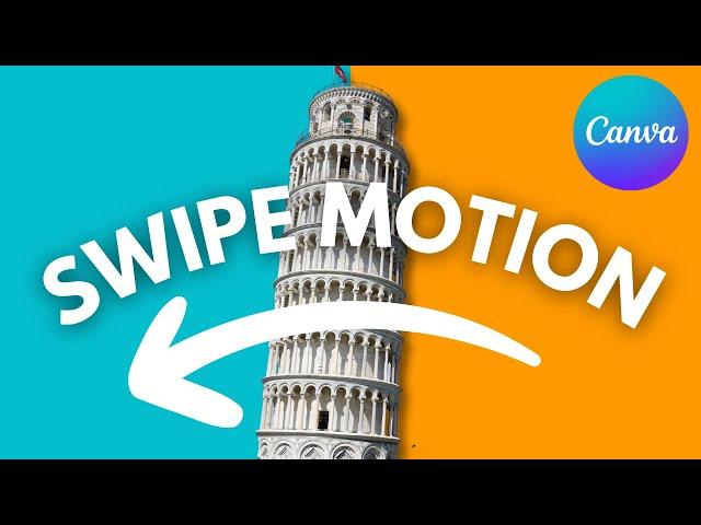 How to Create Swipe Animation in Canva