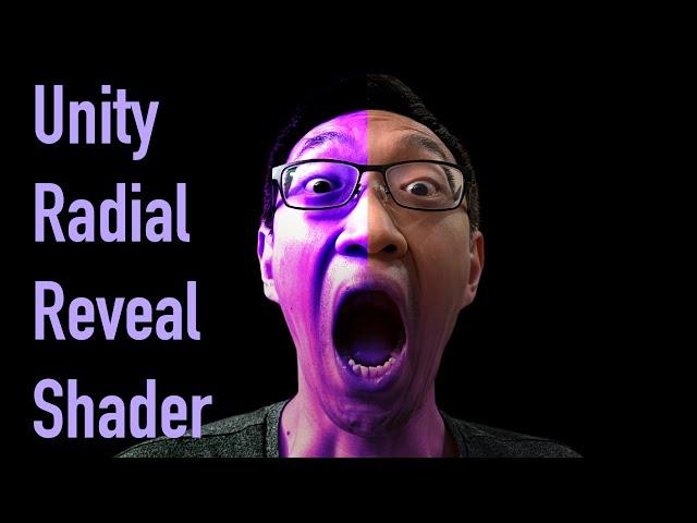 Radial reveal shader in Unity