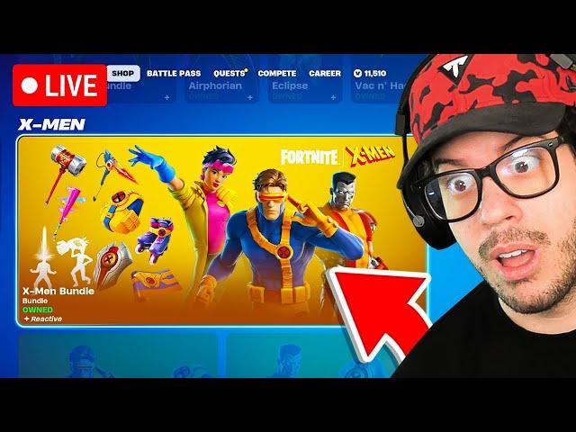 I got the NEW *X-MEN BUNDLE* Early! (Fortnite Battle Royale)