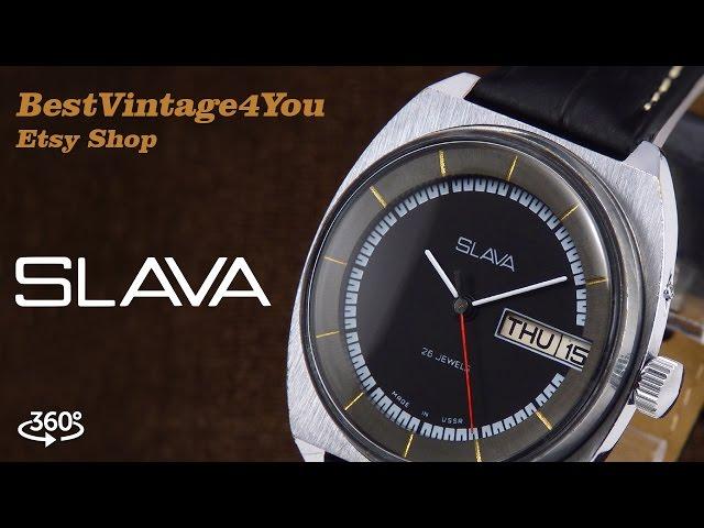 Review (hands-on) of Slava Unique Soviet Mens Watch With 26 Jewels Movement From 70s