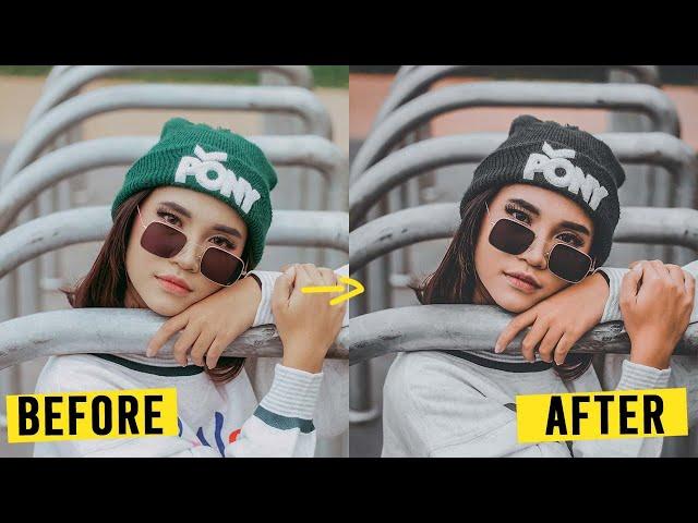 HOW to EDIT Dark and Orange Photography Preset in Lightroom Mobile - Color Grading Tutorial