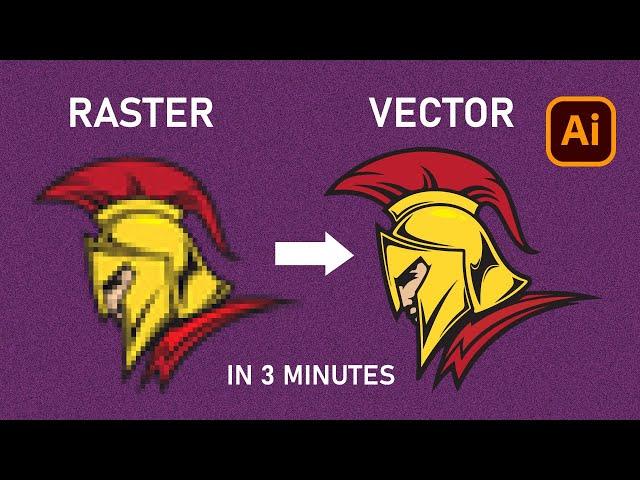 How to Convert Raster Image Into Vector in Adobe Illustrator