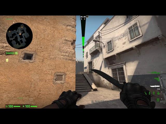 Dust2 Cat One Way and CT smokes from Cat