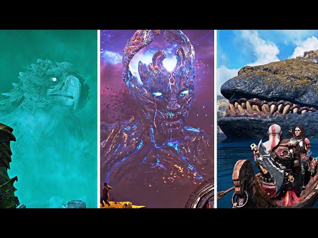 All Giants Encounters and Scenes - God of War Ragnarok