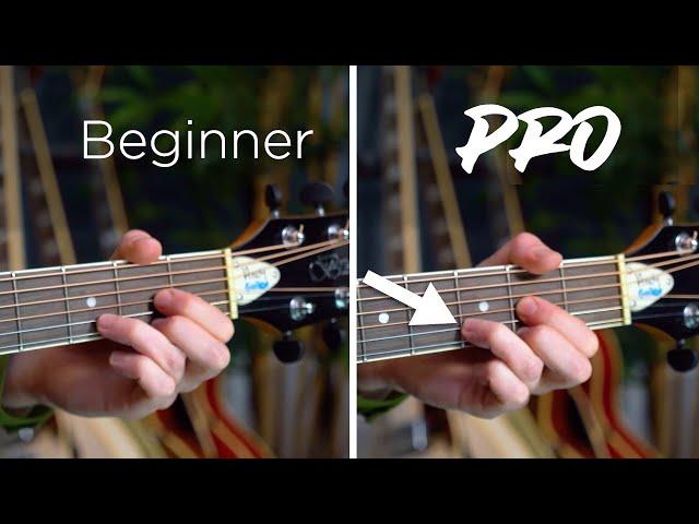 Top 5 Beginner Guitar MISTAKES VS How PROS Play Guitar
