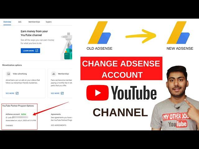 How to Change AdSense Account on YouTube | Change AdSense Account of Channel after Monetization