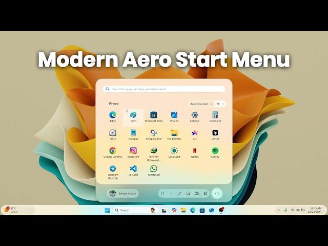 Get This New Modern Style Start Menu on Windows 11