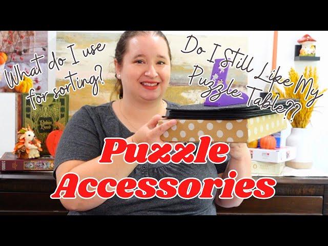 Puzzle Accessories I Use and My Puzzle Table 1 Year Later