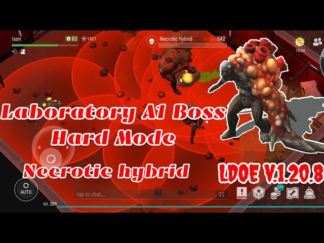 Laboratory A1 Boss Necrotic hybrid | Hard Mode | Last Day on Earth v.1.20.8