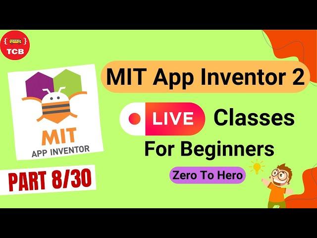 Day 8: MIT App Inventor 2 | Build a Rocket Launching Game LIVE!