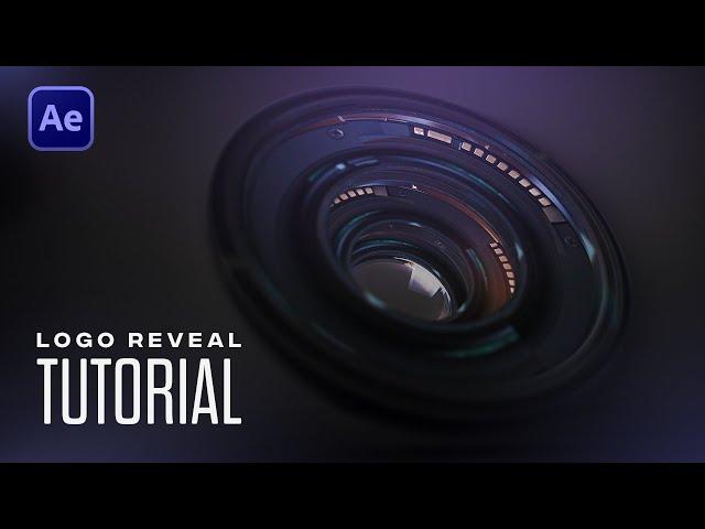 After Effects Tutorial: Camera Lens Zooming Logo Animation in After Effects (No Plugins)