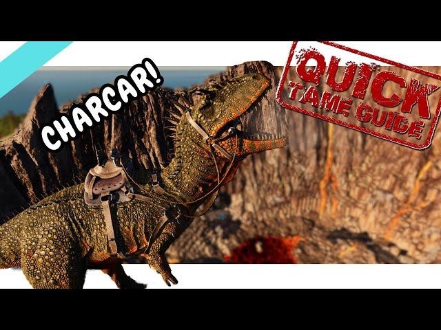 How To Tame A Carchar  Everything You Need To Know! (Carcharodontosaurus) Ark Ascended