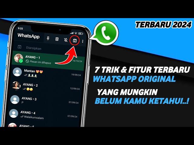 7 Trik Whatsapp Yang Mungkin Belum Kamu Ketahui | Trik Whatsapp Terbaru 2024