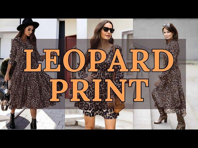 Leopard Print Dress Outfit Ideas | 2024 Fashion Trends