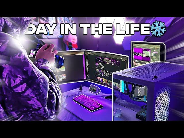 A Day in the Life of a Youtuber on Winter Break!