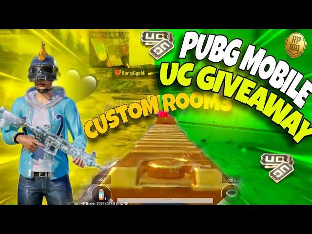 PUBG MOBILE UC GIVEAWAY CUSTOM ROOMS ONLY Chicken Dinner 63UC |X Aliyt is LIVE