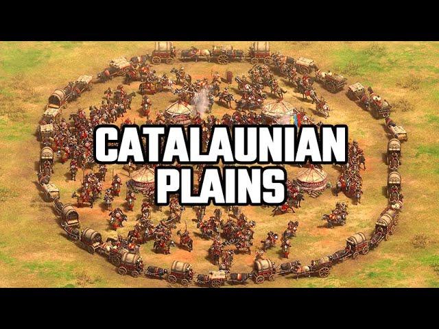 Battle of CATALAUNIAN PLAINS Recreated in Age of Empires 2