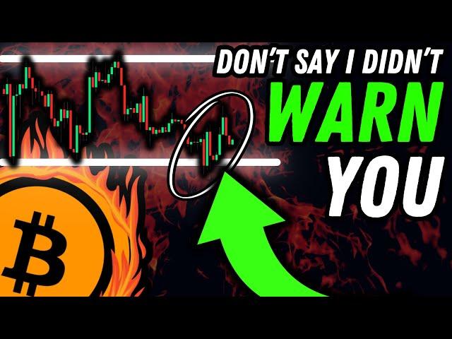 Bitcoin: THIS CHART LOOKS TOO GOOD TO BE TRUE (urgent updates)